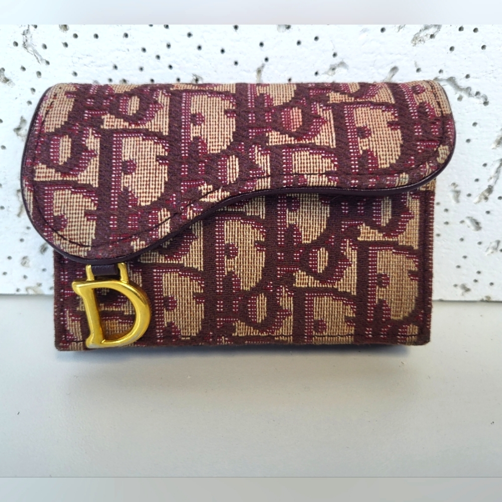 Dior Oblique Saddle Wallet